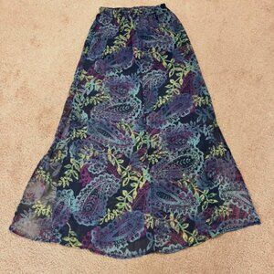 Aeropostale. XS. Floor length chiffon Overlay (not pants) Gypsy Lagenlook B119